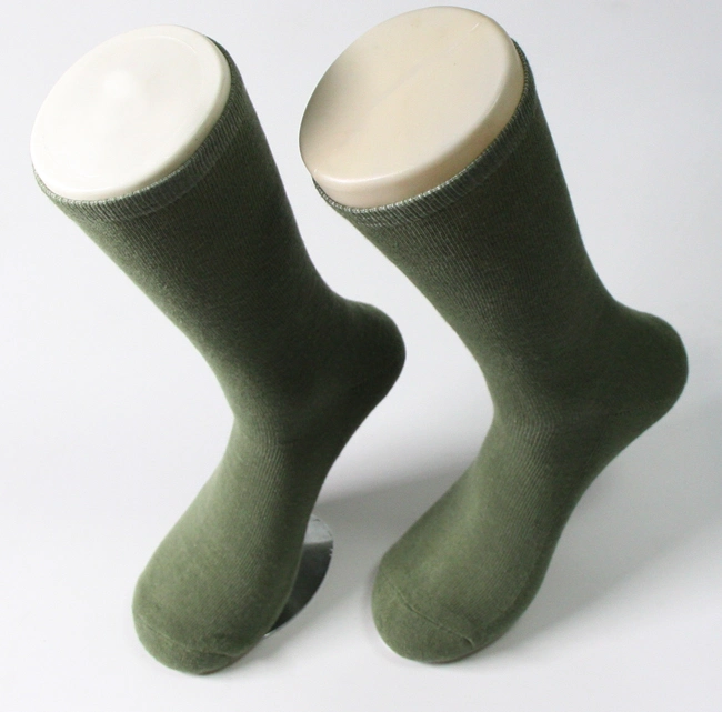 Custom Fashion Cotton Knitting Army Socks